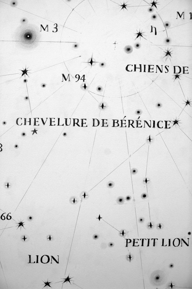 Ciel étoilé du 2 Mai 1519 depuis Issoudun (détail)